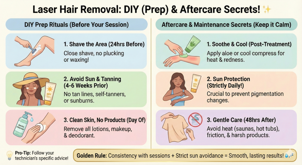 Smooth Skin in the Lion City: Your 24-Hour Laser Hair Removal Prep & Aftercare Guide